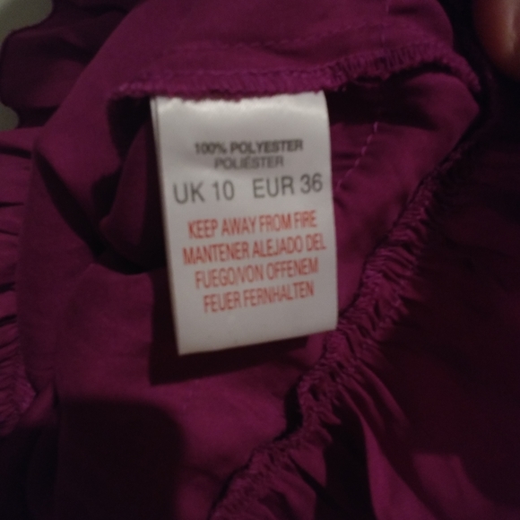 River Island UK Keyhole Tie Waist Blouse - Picture 5 of 8